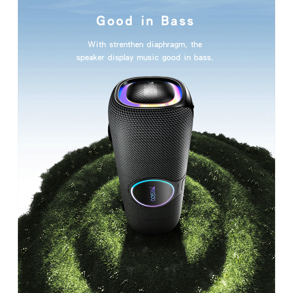 Głośnik Bluetooth Yesido YSW21 Karaoke, 120W, RGB, Wodoodporny, Czarny