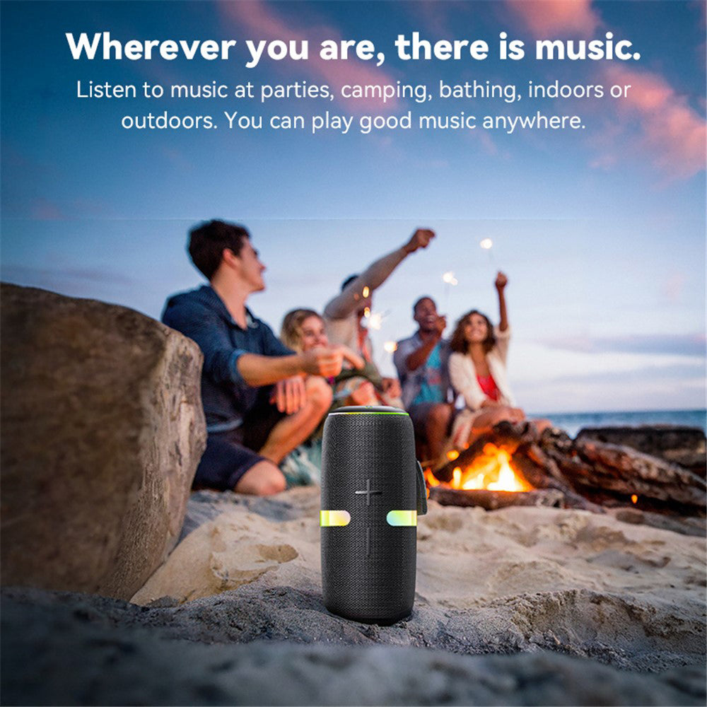 Przenośny głośnik Bluetooth Yesido YSW22, 30W, RGB, Wodoodporny, Czarny