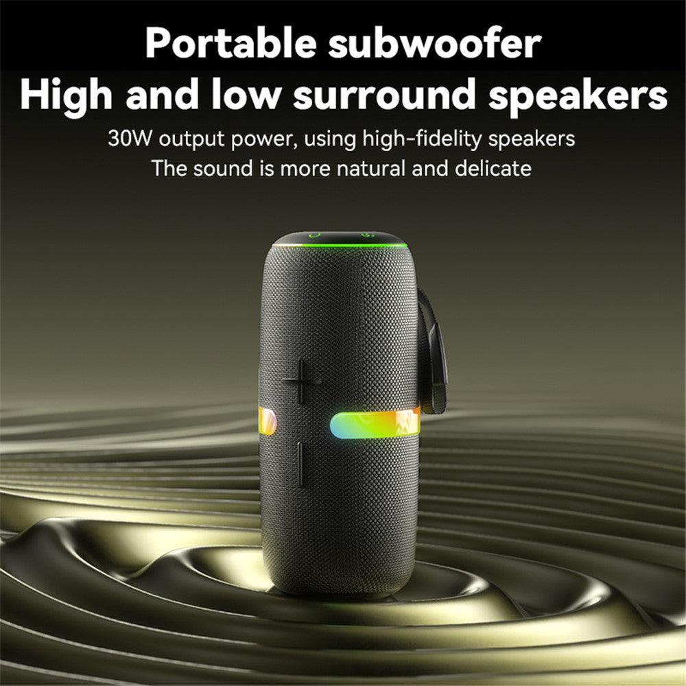 Przenośny głośnik Bluetooth Yesido YSW22, 30W, RGB, Wodoodporny, Czarny