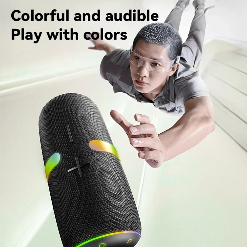 Przenośny głośnik Bluetooth Yesido YSW22, 30W, RGB, Wodoodporny, Czarny