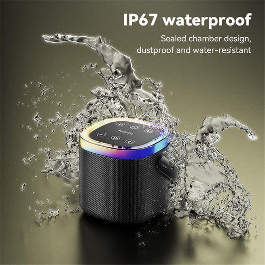 Przenośny głośnik Bluetooth Yesido YSW25, 5W, RGB, Czarny