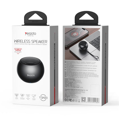 Głośnik Bluetooth Yesido YSW33, 3W, Czarny