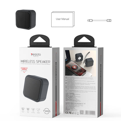 Przenośny głośnik Bluetooth Yesido YSW35, 5W, TWS, Wodoodporny, Czarny