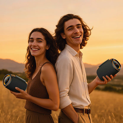 Przenośny głośnik Bluetooth Yesido YSW39, 20W, TWS, RGB, Czarny