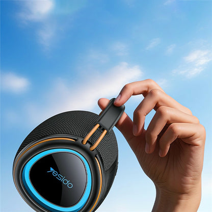 Przenośny Głośnik Bluetooth Yesido YSW40, 8W, RGB, Czarny