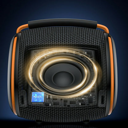Przenośny Głośnik Bluetooth Yesido YSW40, 8W, RGB, Czarny