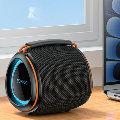 Przenośny Głośnik Bluetooth Yesido YSW40, 8W, RGB, Czarny