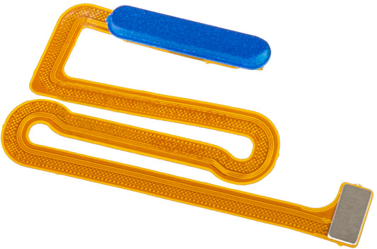 Czujnik odcisku palca Samsung Galaxy A12 Nacho A127 / M12 M127 / A12 A125, z taśmą, niebieski