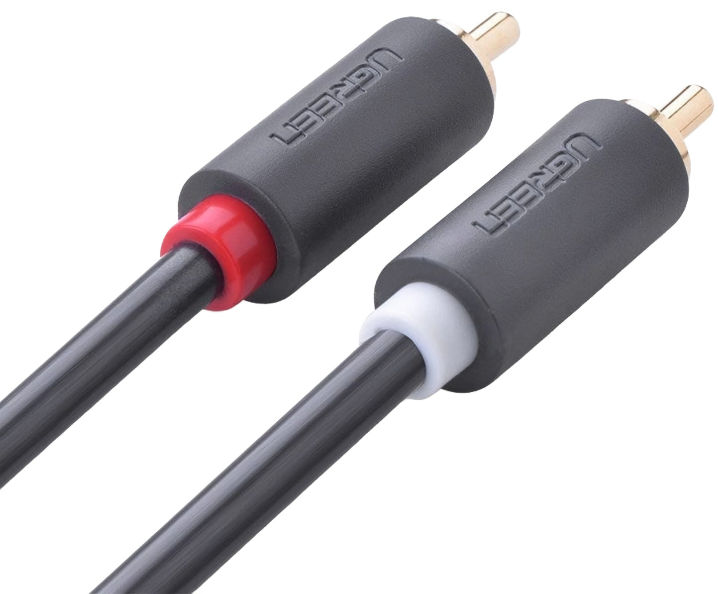 Kabel Audio UGREEN AV104, 2 x RCA - 2 x RCA, 5m, Czarny