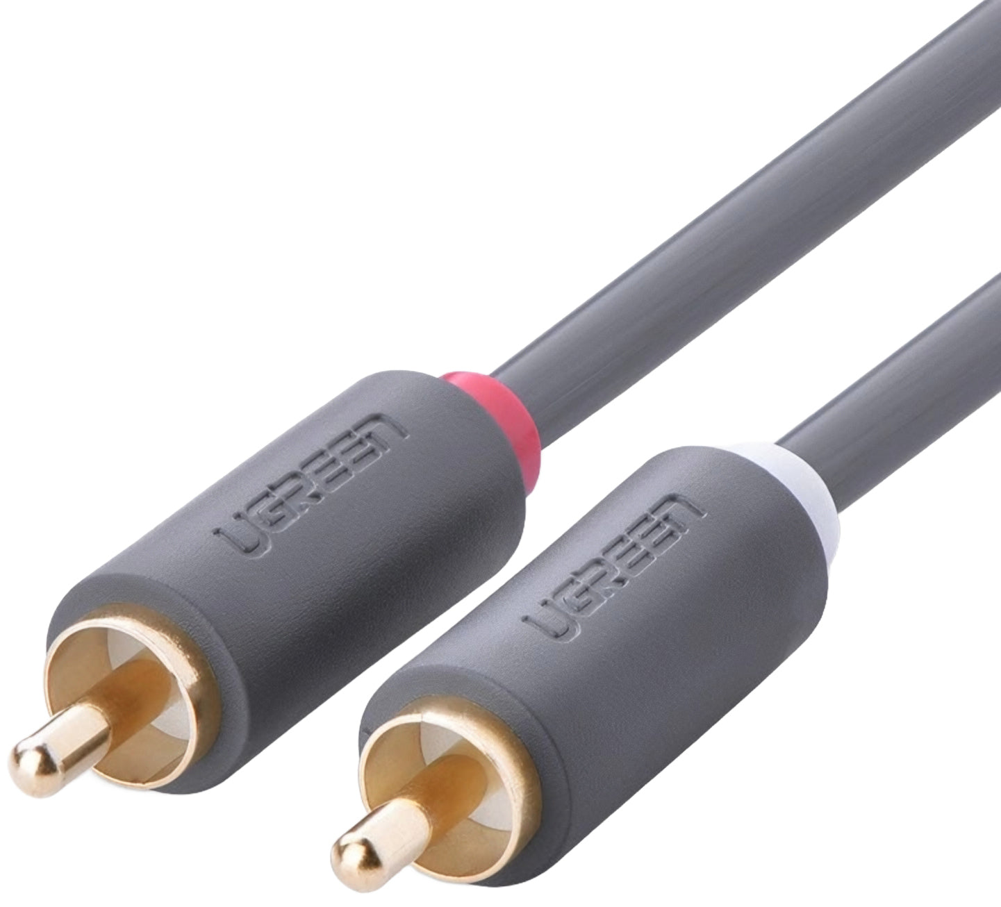 Kabel Audio UGREEN AV104, 2 x RCA - 2 x RCA, 5m, Czarny