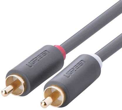 Kabel Audio UGREEN AV104, 2 x RCA - 2 x RCA, 5m, Czarny