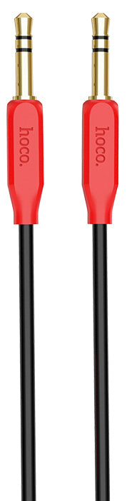 Kabel audio 3,5 mm - 3,5 mm HOCO UPA11, 1 m, czarny