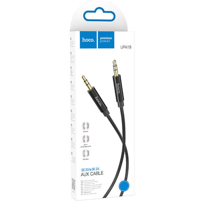 Kabel Audio 3.5mm - 3.5mm HOCO UPA19, 2m, Czarny