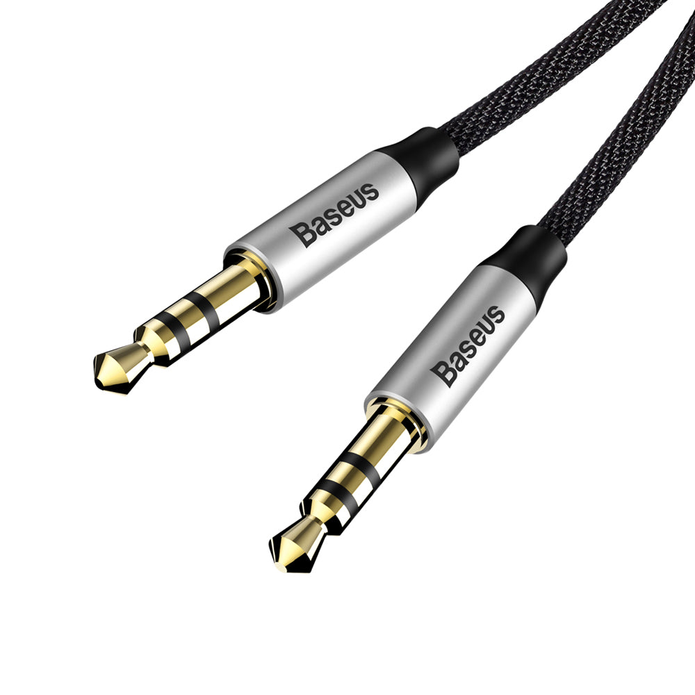 Kabel audio 3,5 mm - 3,5 mm Baseus Yiven M30, 1,5 m, czarny