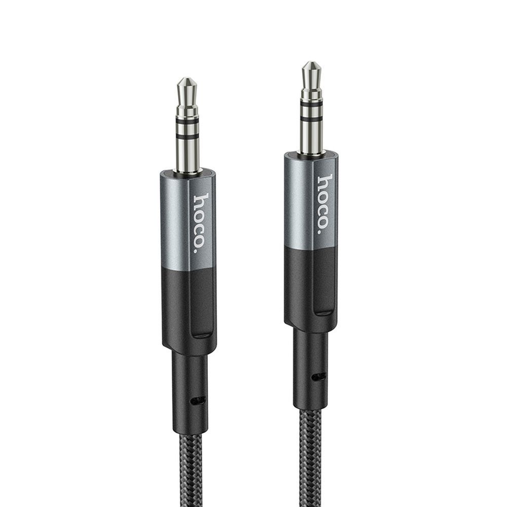 Kabel Audio 3.5mm - 3.5mm HOCO UPA23, 1m, Szary