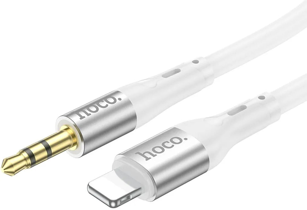 Kabel Audio Lightning - 3.5mm HOCO UPA22, 1m, Biały