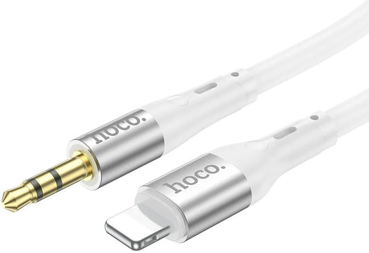 Kabel Audio Lightning - 3.5mm HOCO UPA22, 1m, Biały