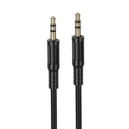 Kabel Audio 3.5mm - 3.5mm Borofone BL25 Nice, 1m, Czarny