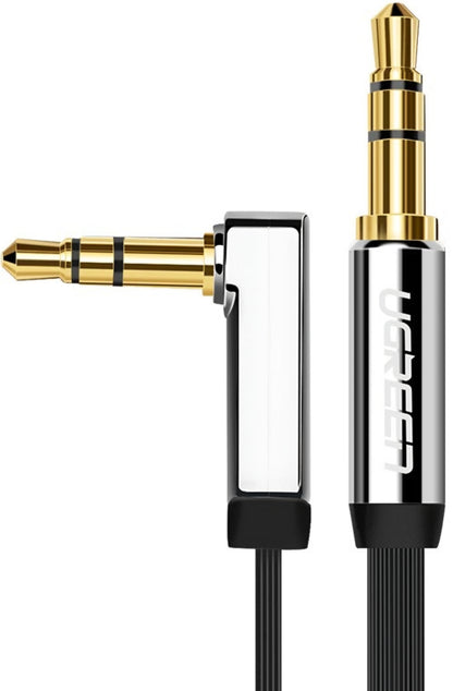 Kabel Audio 3.5mm - 3.5mm UGREEN AV119 Angled, 5m, Czarny