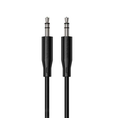 Kabel audio 3,5 mm - 3,5 mm Borofone BL26 Standard, 1 m, czarny