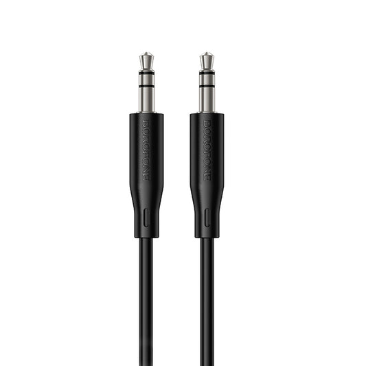 Kabel audio 3,5 mm - 3,5 mm Borofone BL26 Standard, 1 m, czarny