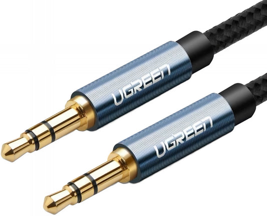 Kabel audio 3,5 mm - 3,5 mm UGREEN AV112, 2 m, niebieski
