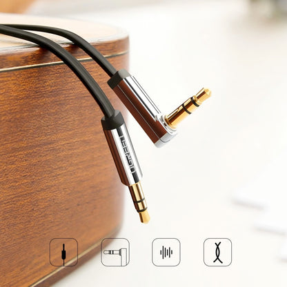Kabel Audio 3.5mm - 3.5mm UGREEN AV119 Angled, 5m, Czarny