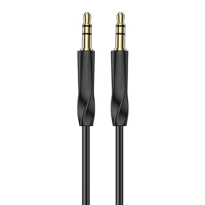 Kabel audio 3,5 mm - 3,5 mm BL16, 1 m, czarny 