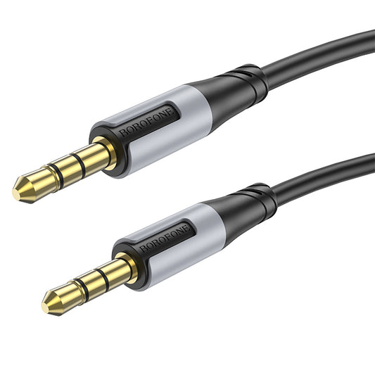 Kabel audio 3,5 mm - głośnikowy 3,5 mm BL19 Creator, 1 m, czarny 