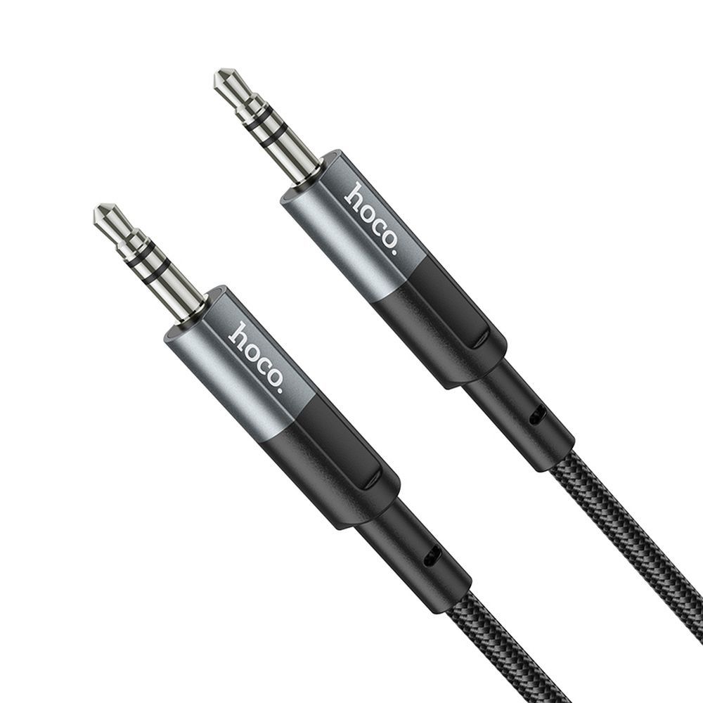 Kabel Audio 3.5mm - 3.5mm HOCO UPA23, 1m, Szary