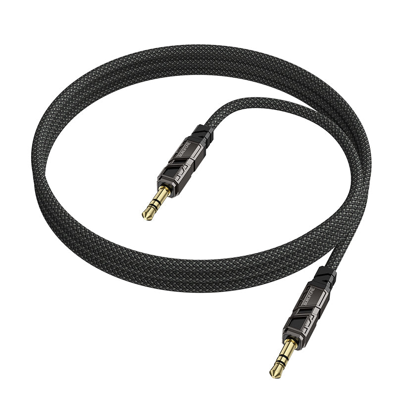 Kabel Audio 3.5mm - 3.5mm Borofone BL22 Dignity, 1m, Czarny