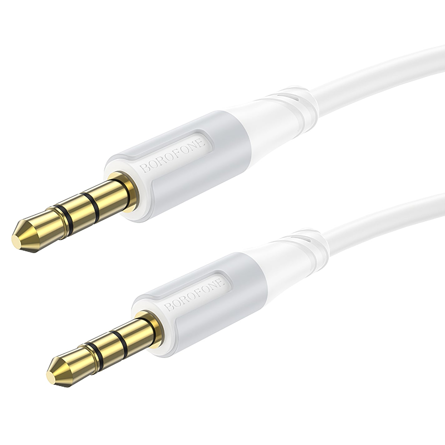 Kabel Audio 3.5mm - 3.5mm Borofone BL19 Creator, 1m, Biały