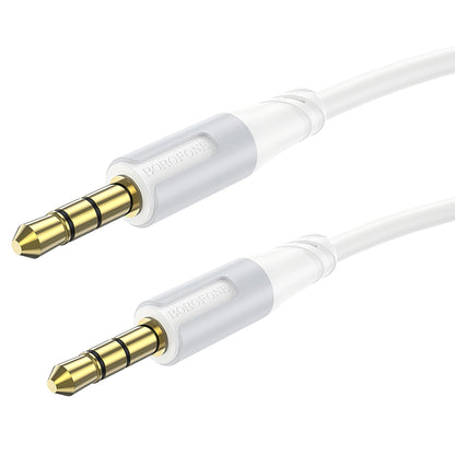 Kabel Audio 3.5mm - 3.5mm Borofone BL19 Creator, 1m, Biały