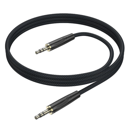 Kabel Audio 3.5mm - 3.5mm Borofone BL23 Refinado, 1m, Czarny