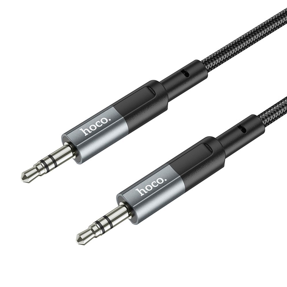 Kabel Audio 3.5mm - 3.5mm HOCO UPA23, 1m, Szary