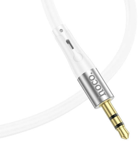 Kabel Audio Lightning - 3.5mm HOCO UPA22, 1m, Biały