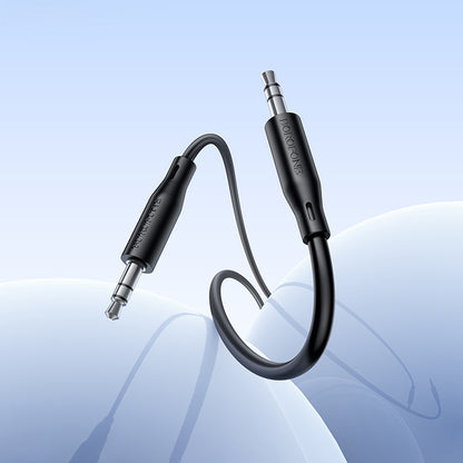 Kabel audio 3,5 mm - 3,5 mm Borofone BL26 Standard, 1 m, czarny