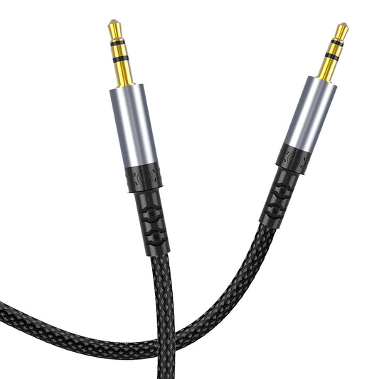 Kabel Audio 3.5mm - 3.5mm Lito LA01D, 1m, Czarny