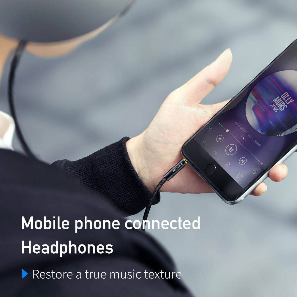 Audio Cable 3.5mm - 3.5mm McDodo CA-6640, 1.2m, Black