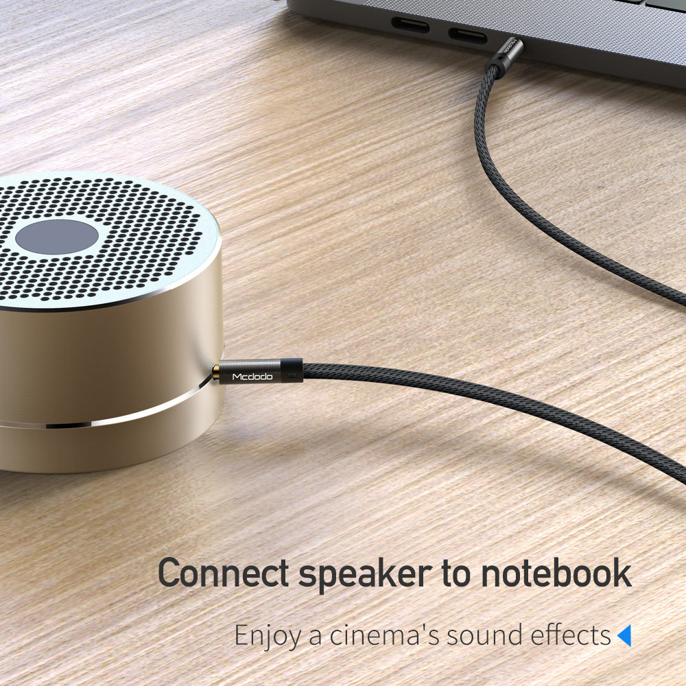 Audio Cable 3.5mm - 3.5mm McDodo CA-6640, 1.2m, Black