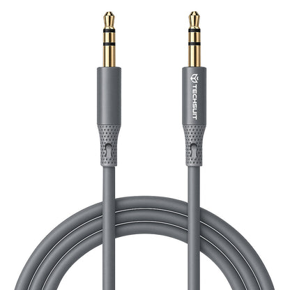 Kabel Audio 3.5mm - 3.5mm Techsuit AC3 SoundFlex, 1m, Szary