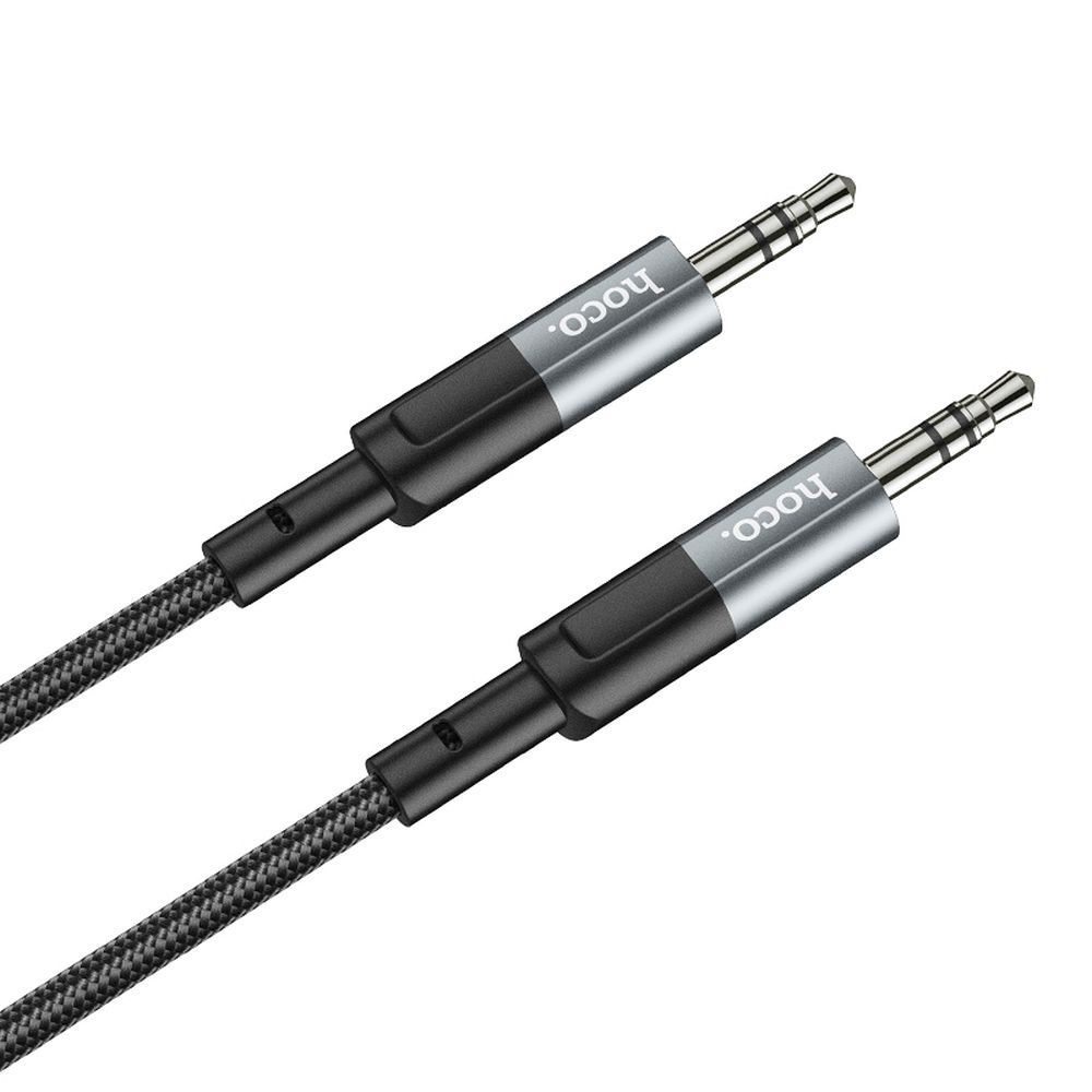 Kabel Audio 3.5mm - 3.5mm HOCO UPA23, 1m, Szary