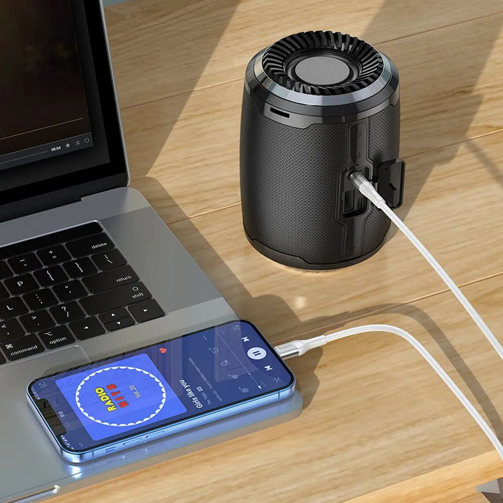 Kabel Audio Lightning - 3.5mm HOCO UPA22, 1m, Biały