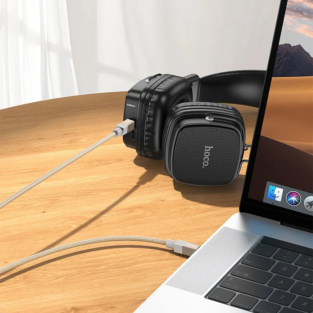 Kabel Audio 3.5mm - 3.5mm HOCO UPA32, 1m, Złoty