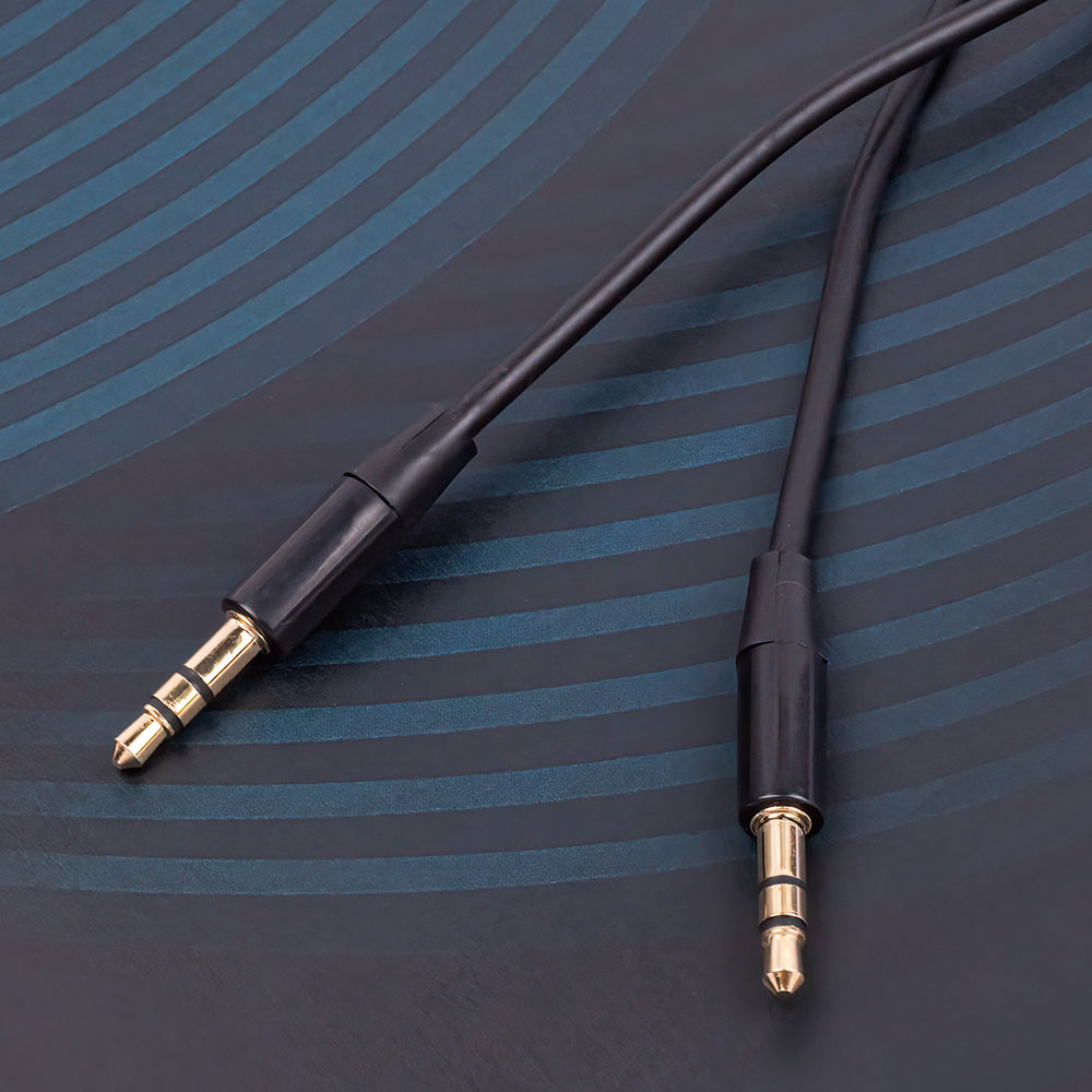Kabel Audio 3.5mm - 3.5mm MaXlife, 1m, Czarny