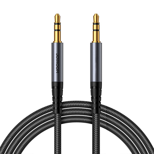 Kabel audio 3,5 mm - 3,5 mm Joyroom, 1,2 m, czarny SY-A08 