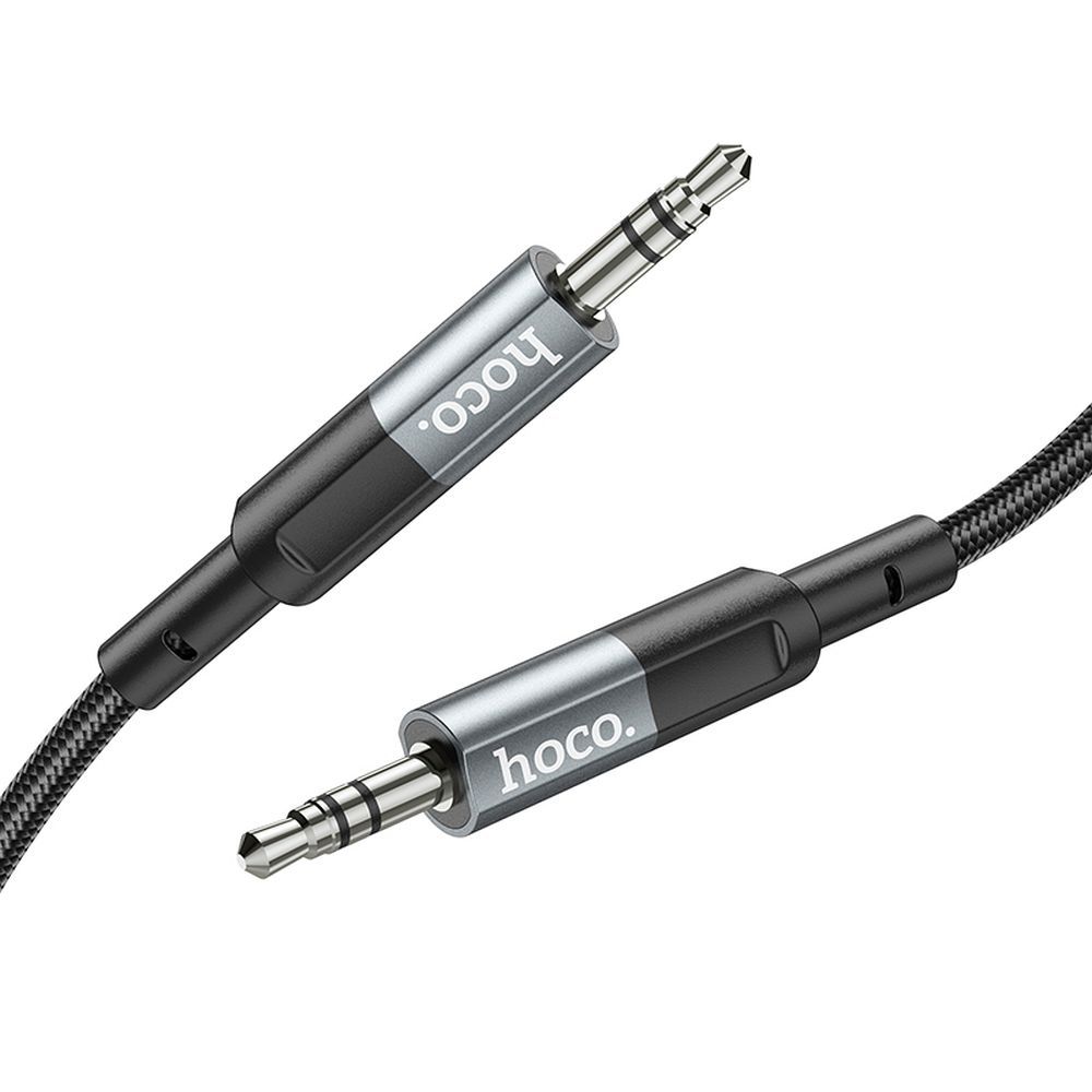 Kabel Audio 3.5mm - 3.5mm HOCO UPA23, 1m, Szary