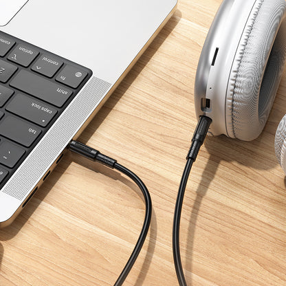 Kabel Audio 3.5mm - 3.5mm Borofone BL25 Nice, 1m, Czarny