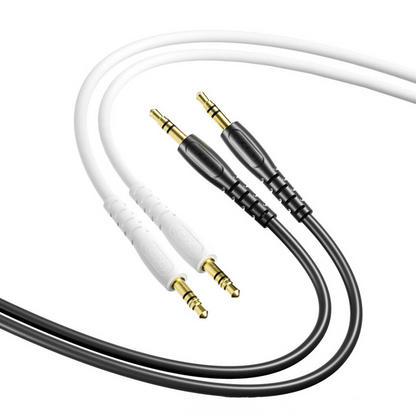 Kabel Audio 3.5mm - 3.5mm XO Design NB-R270, 1m, Biały
