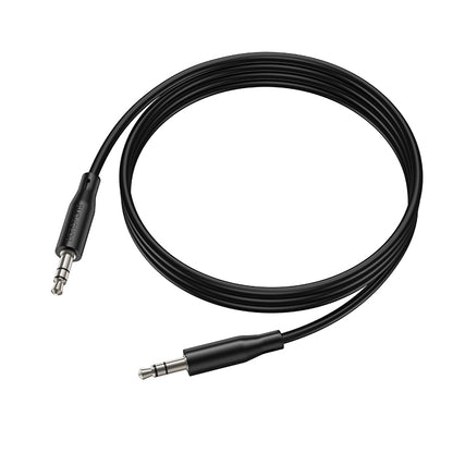 Kabel audio 3,5 mm - 3,5 mm Borofone BL26 Standard, 1 m, czarny